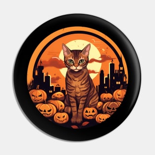 Bengal Cat Halloween, Cat Lover Pin