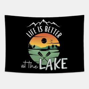 Life is Better at the Lake Tapestry