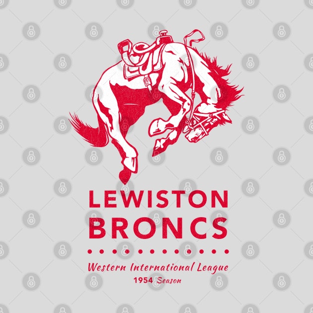 Defunct Lewiston Broncs - Minor League Baseball 1954 by LocalZonly