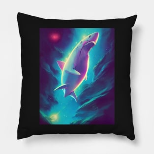 Alien Shark T-Shirt Pillow