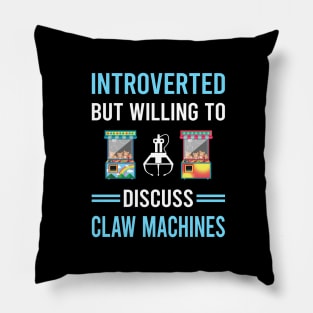 Introverted Claw Machine Crane Pillow