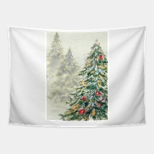 Christmas trees Tapestry