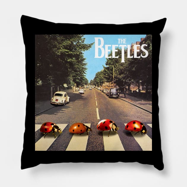 the Beetles 2 Pillow by ArtBot