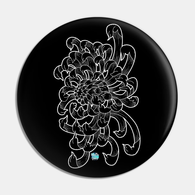 Chrysanthemum Pin by ColorMix Studios