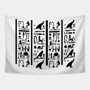 Egyptian Hieroglyphs Tapestry