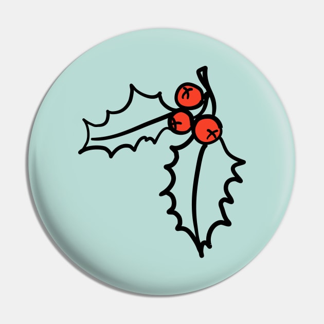 Holly berries Pin by DanielK