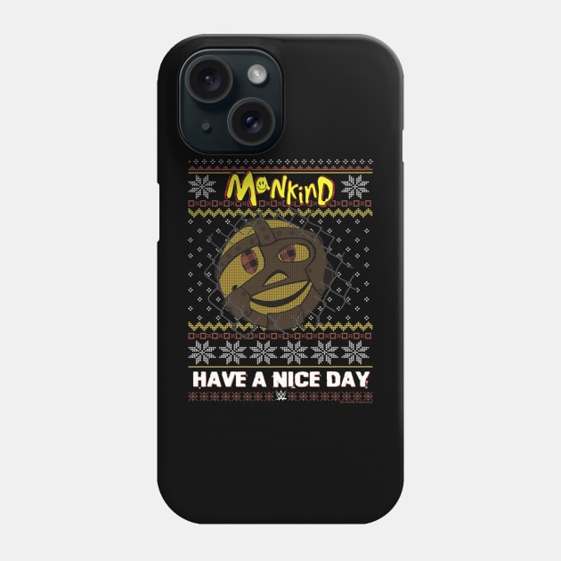 Mankind Happy Christmas Ugly Phone Case by Holman