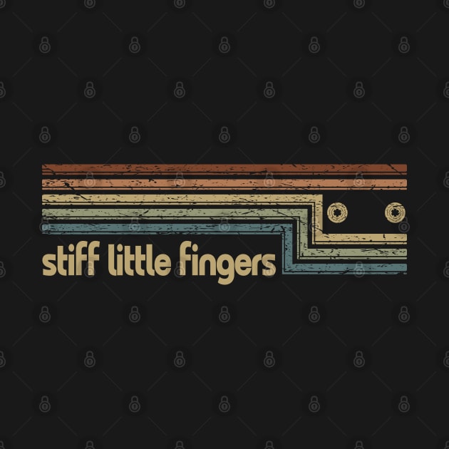 Stiff Little Fingers Cassette Stripes by casetifymask