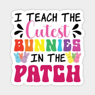 I Teach The Cutest Bunnies In The Patch Magnet