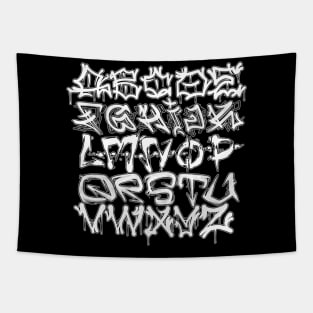 Graffiti Alphabet Tapestry