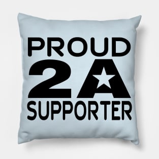 Proud 2A Supporter Pillow