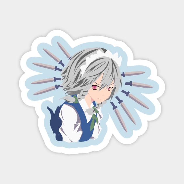 Sakuya Izayoi Magnet by stargatedalek