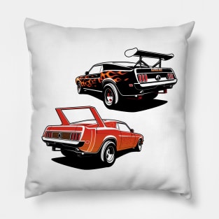 Winged Mustangs Pillow