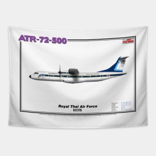 Avions de Transport Régional 72-500 - Royal Thai Air Force (Art Print) Tapestry