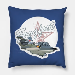 Cartoon attack aircraft Pillow