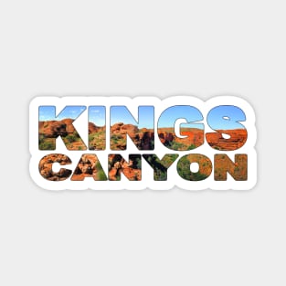 KINGS CANYON - Northern Territory Top View Magnet