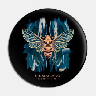 "Cicada 2024 Brood XIX & XIII" Tee - Nice Design Pin