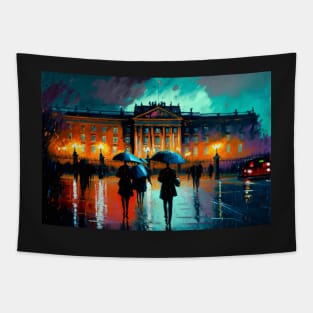 Buckingham Palace on a rainy evening - Part I Tapestry