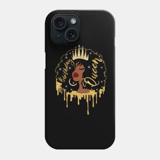 Birthday Queen Afro Hair African American Black Phone Case