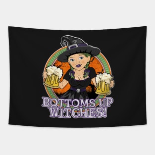 Bottoms Up Witches Tapestry