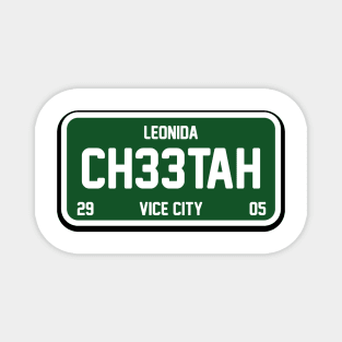 CH33TAH - GTA 6 - License Plate Magnet