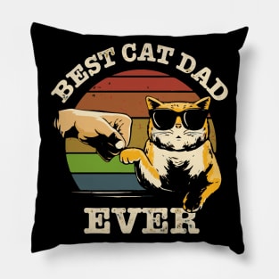 Best Cat Dad Ever Pillow