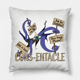 Cons-entacle - The friendly tentacle monster Pillow