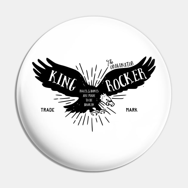 Vintage Eagle Pin by Kingrocker Clothing