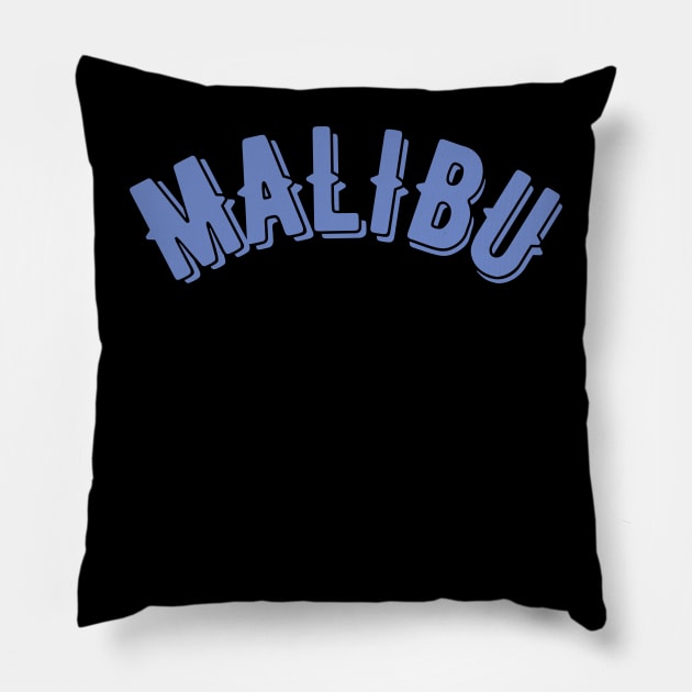 Malibu Pillow by Myartstor 