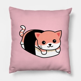 Pink Sushi Cat Pillow