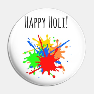 Happy Holi Pin