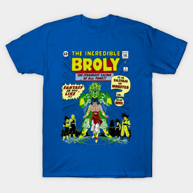 The Incredible Broly Dragon Ball T Shirt Teepublic