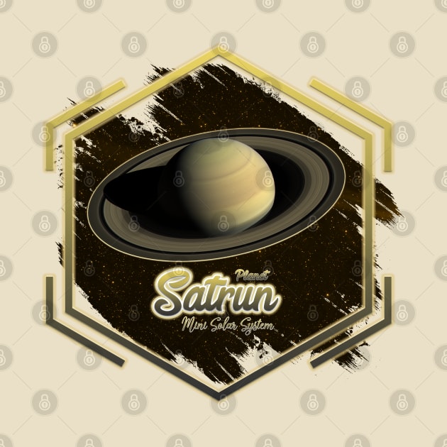 Planet Saturn: Mini Solar System by Da Vinci Feather