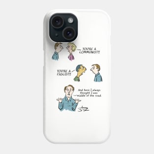 Funny politics tee shirt Phone Case