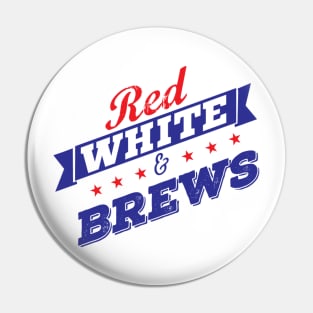 Red White & Brews Pin