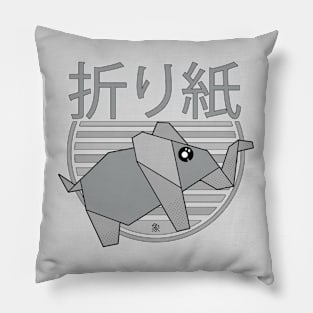 Cute Origami Elephant Pillow