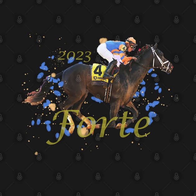 Forte - 2023 Champion American Thoroughbred racehorse by Ginny Luttrell