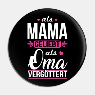 Als oma vergöttert (White) Pin