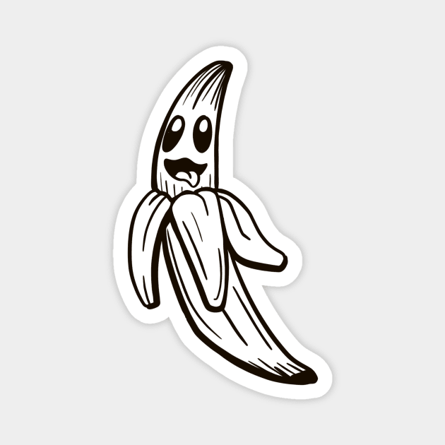 Banana Magnet by Uglyblacksheep