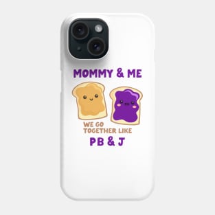 pbj mommy & me (grape) Phone Case