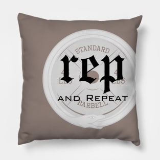 Rep and Repeat reputation Gym Swiftie Design Pillow