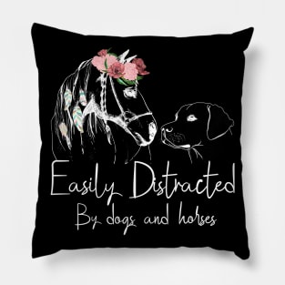 easily distracted by dogs and horses Pillow