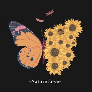 nature butterfly love T-Shirt