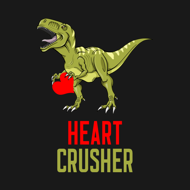 Heart Crusher T-Shirt by cleverth