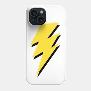 Yellow, Triple, Lightning Bolt Phone Case