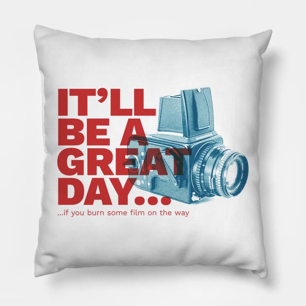 It will be a great day... Pillow by miguelangelus