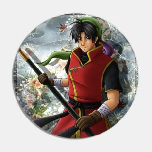 Tir McDohl - Genso Suikoden I - With Background Pin