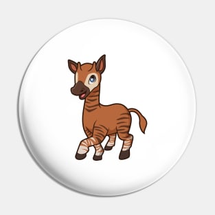 Kawaii Okapi Pin