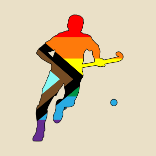 Field Hockey2: Queer Pride T-Shirt