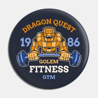 Golem Gym Pin